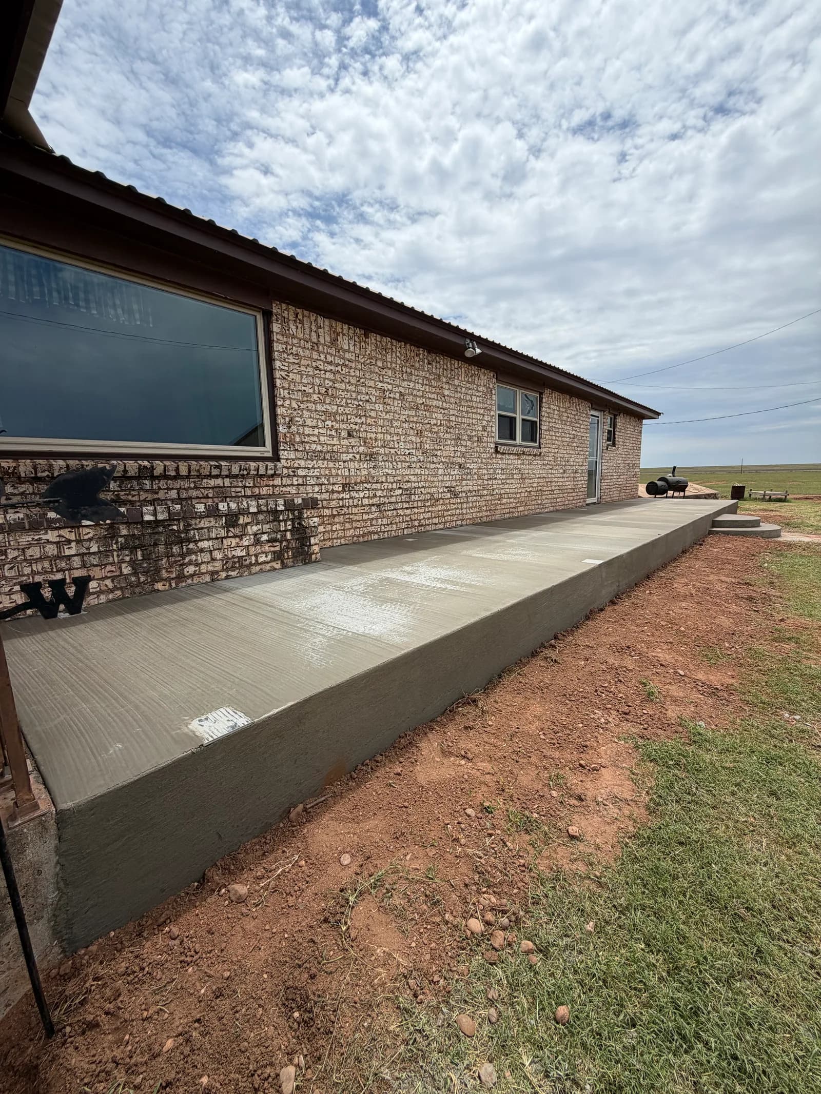 Concrete Front Porch - Project in Vernon, Texas