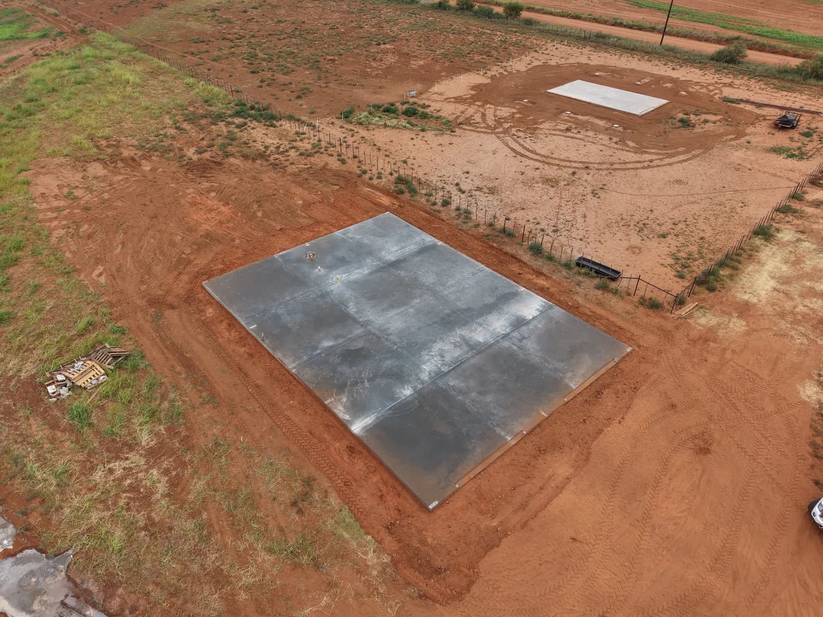 50' x 70' Metal Building Foundation - Project in Paducah, Texas
