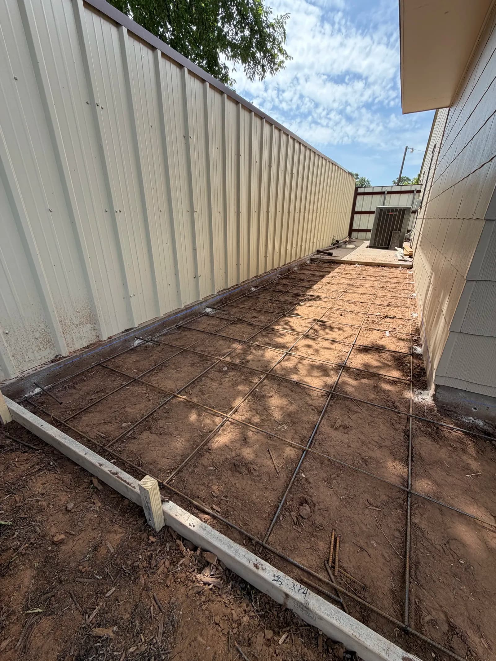 Vernon Concrete Steps & Sidewalk — sidewalk formed and reinforced in Vernon, TX