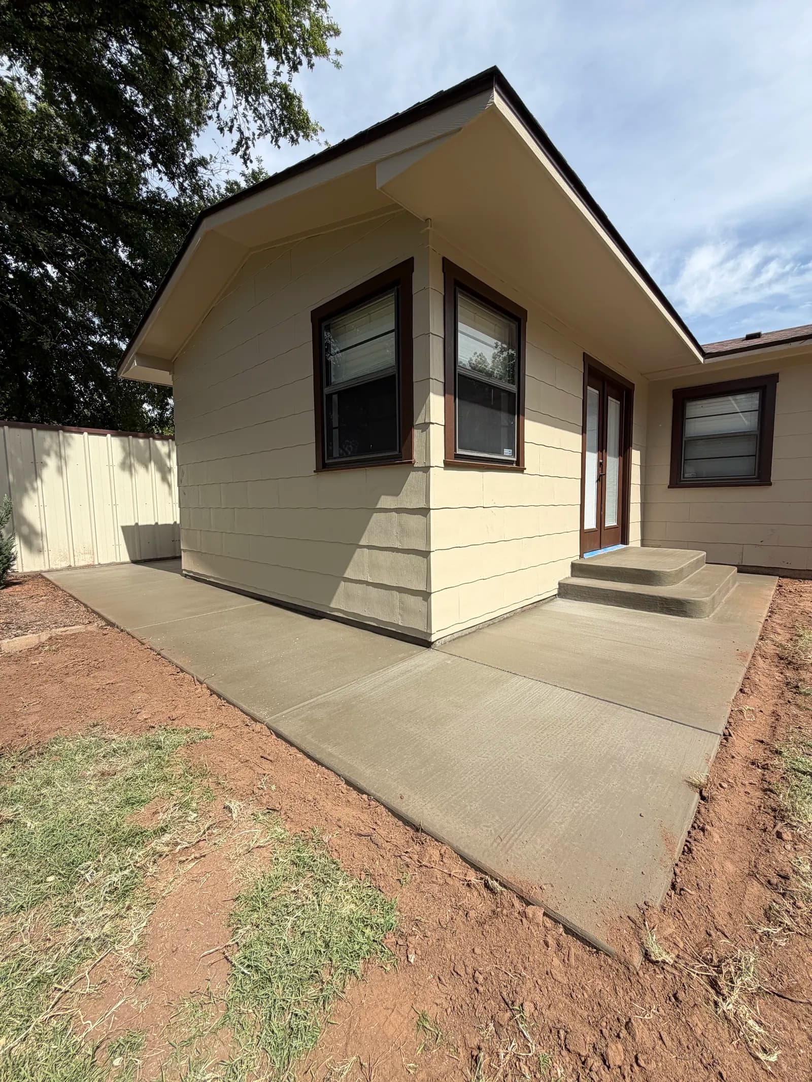 Concrete Steps & Sidewalk - Project in Vernon, Texas